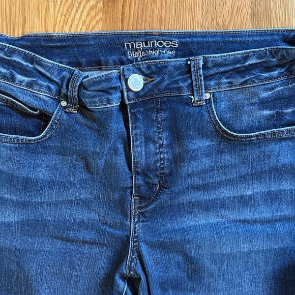 Maurice’s Everflex high-rise flare jeans sz 14 reg see description - Picture 2 of 5